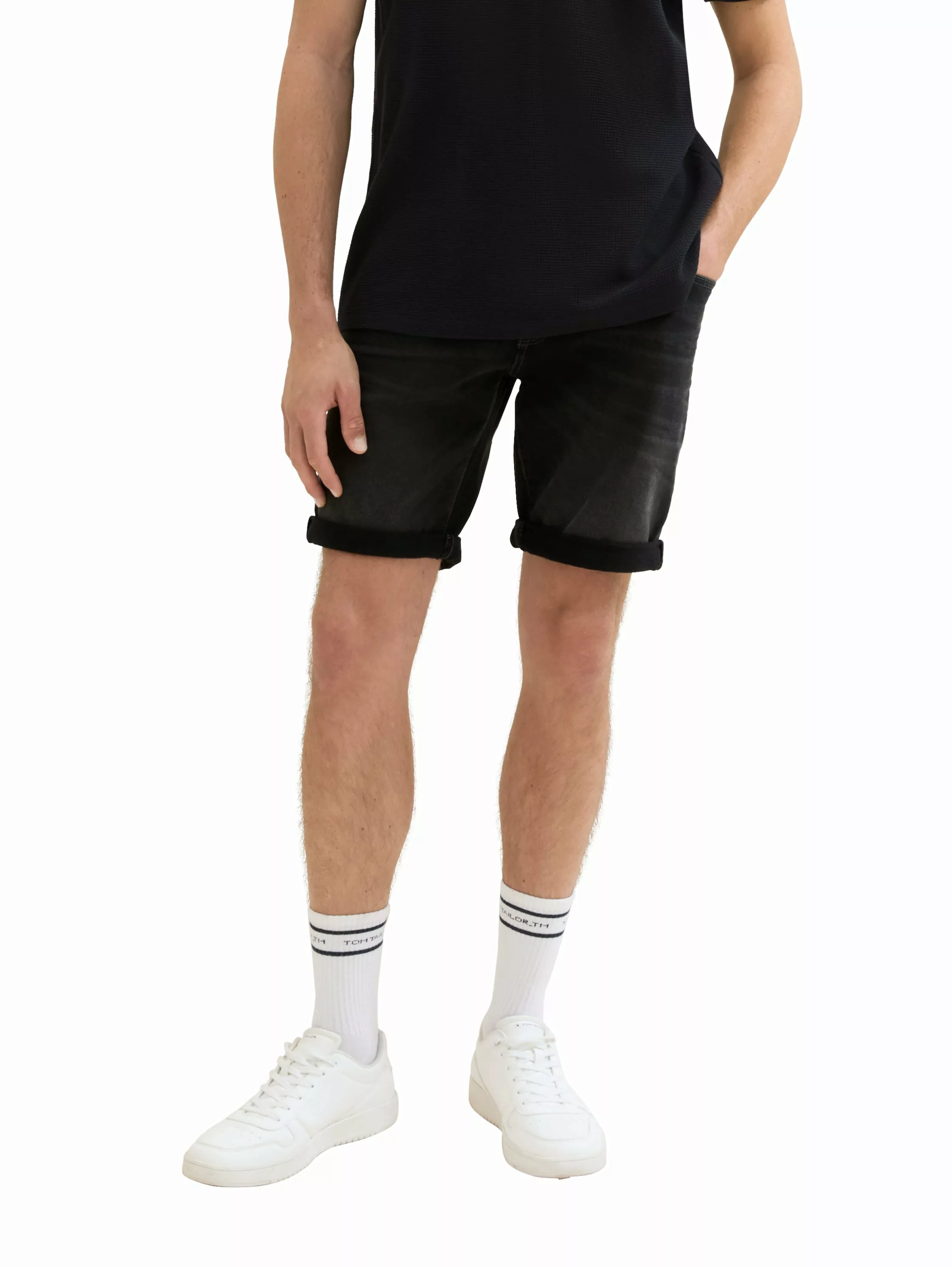 TOM TAILOR Denim Jeansshorts mit authentischer Waschung günstig online kaufen