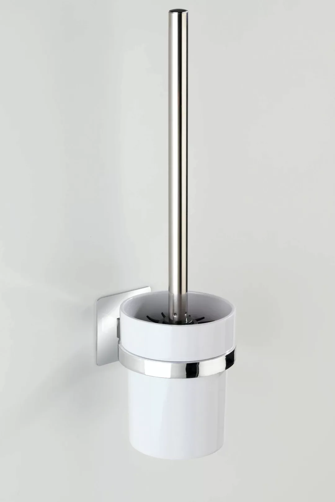 WENKO WC-Garnitur "Turbo-Loc Quadro", 1 St., aus Kunststoff-Edelstahl, ohne günstig online kaufen