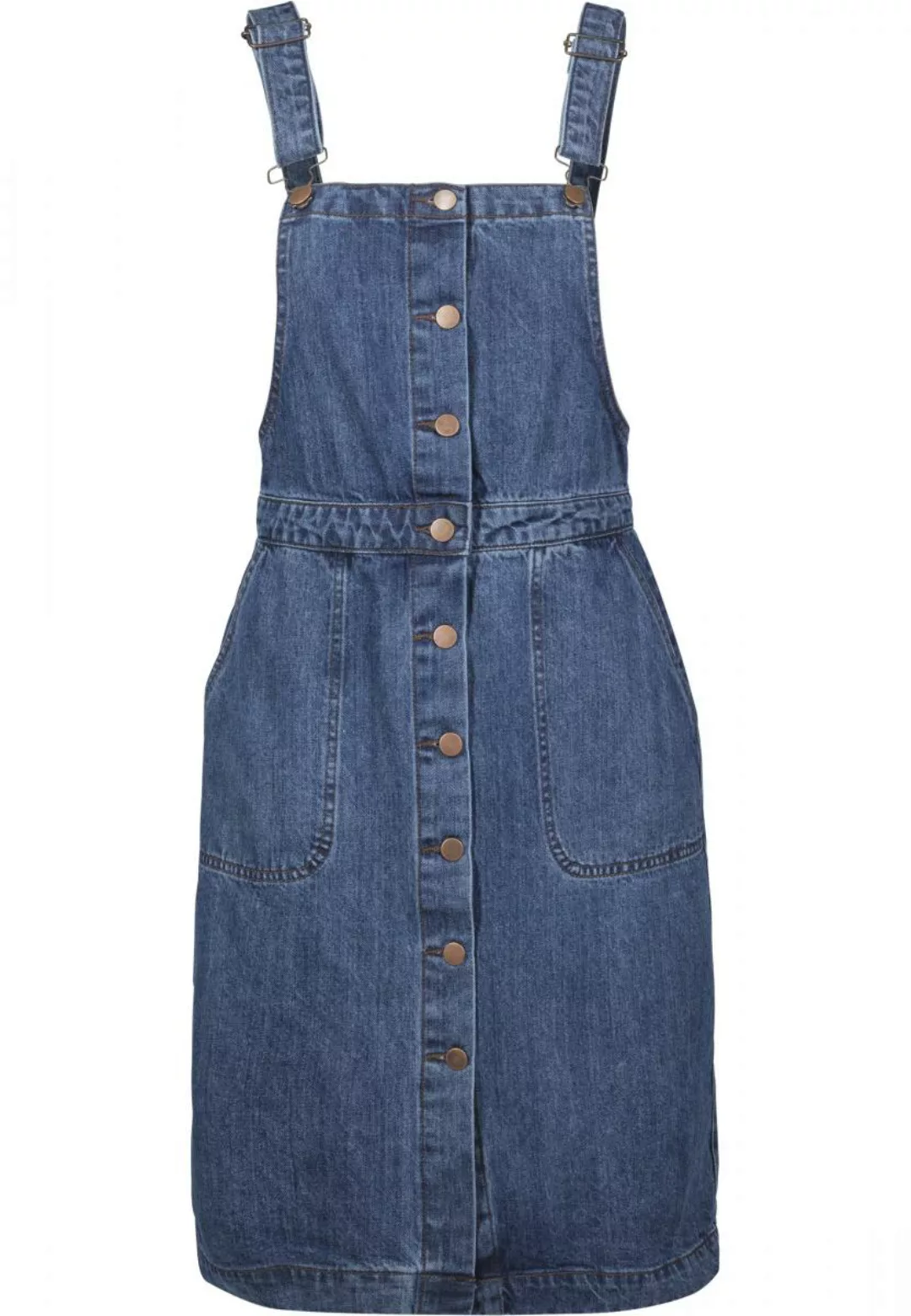 URBAN CLASSICS Jerseykleid "Damen Ladies Denim Dungarees Dress", (1 tlg.) günstig online kaufen