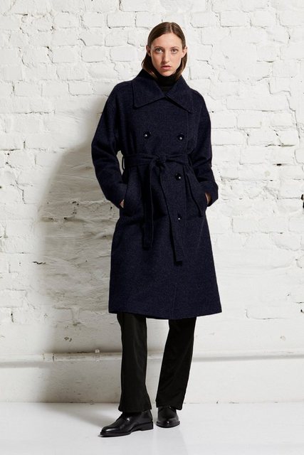 wunderwerk Wollmantel Trenchcoat merino flannel günstig online kaufen