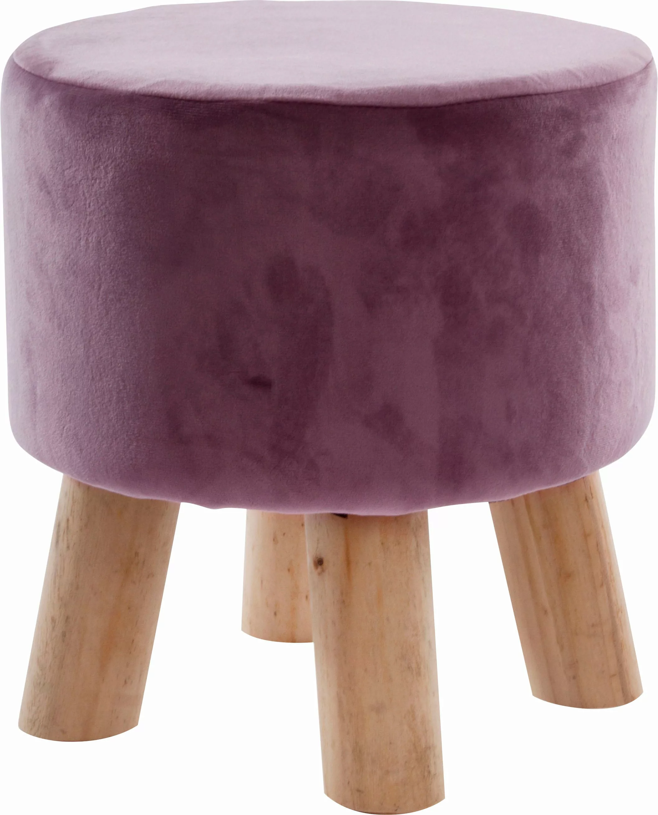 my Flair Hocker, mit 4 Füßen in natur/rose günstig online kaufen