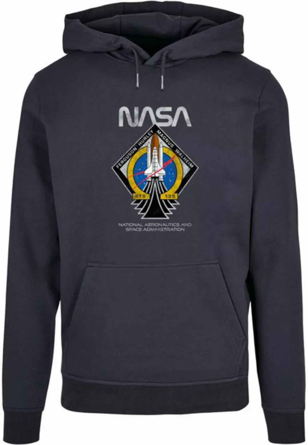 Merchcode Kapuzensweatshirt Merchcode Herren NASA - STS135 Basic Hoody (1-t günstig online kaufen
