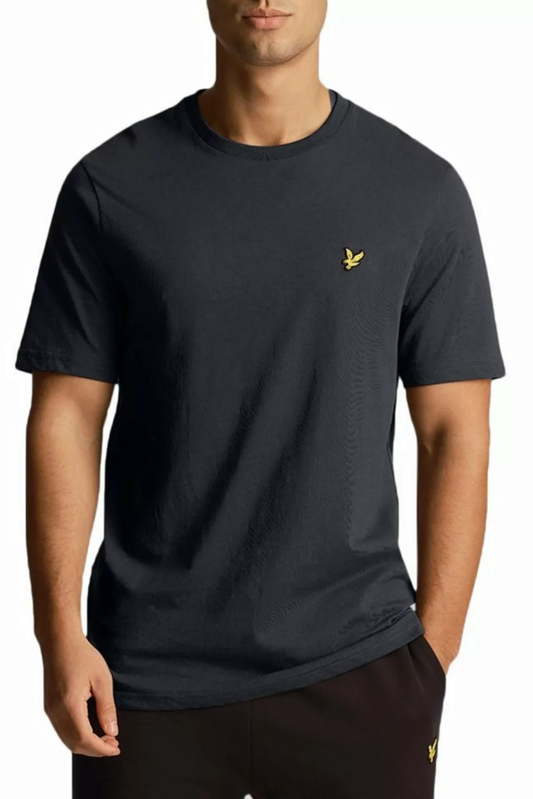 Lyle & Scott T-Shirt Aus 100% Baumwolle Gerader Schnitt günstig online kaufen