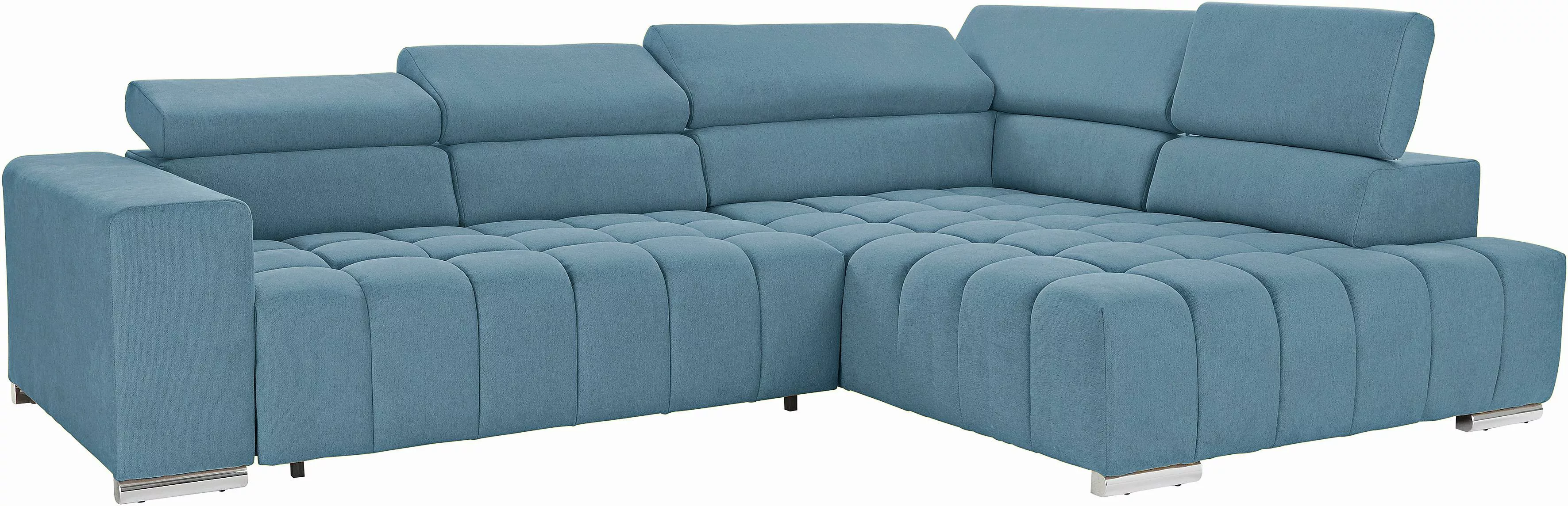 exxpo - sofa fashion Ecksofa »Elias, aktuelle Kreuzsteppung im Sitz, bequem günstig online kaufen