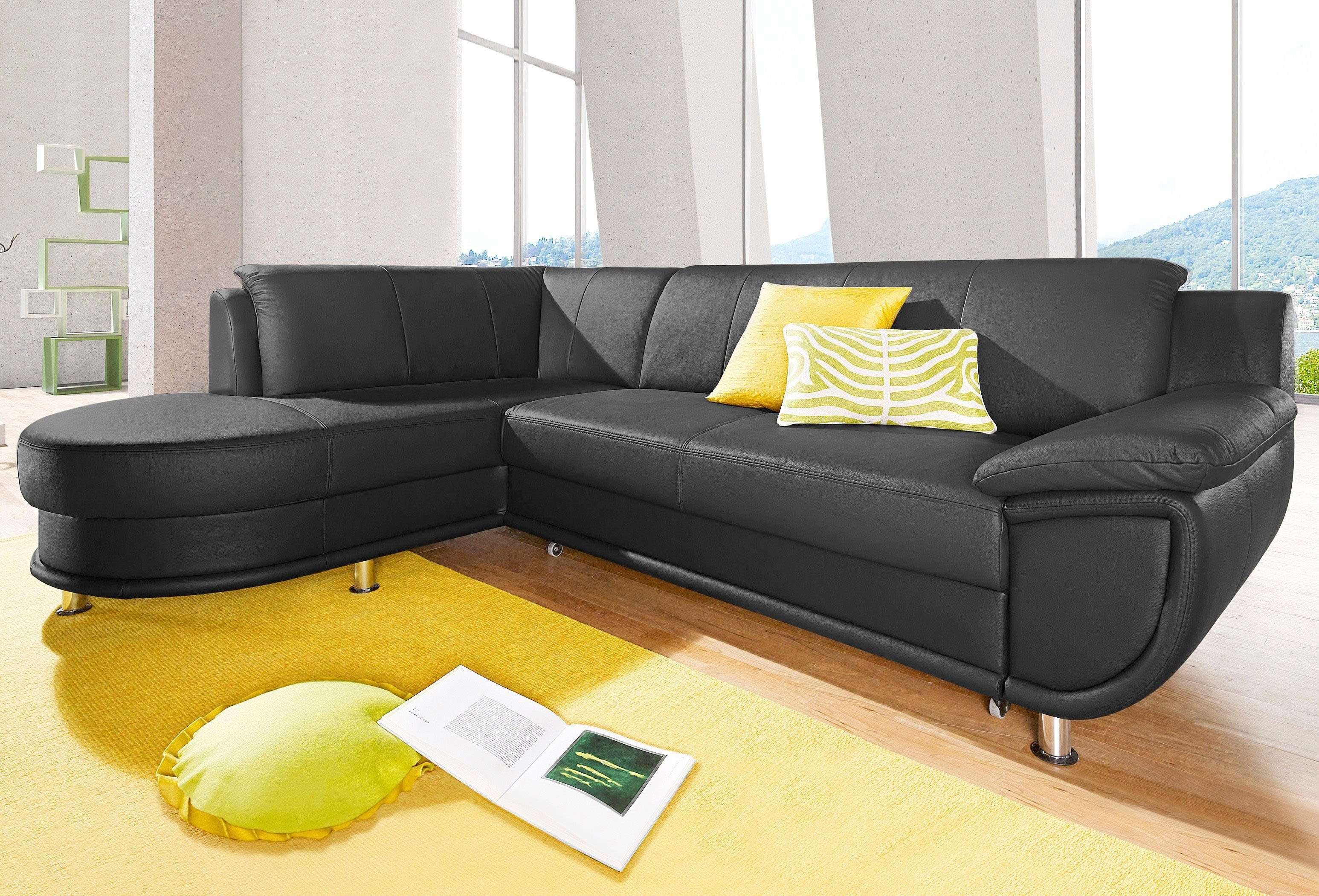 TRENDMANUFAKTUR Ecksofa "Rondo, zeitlos und elegant, bequem, L-Form", wahlw günstig online kaufen