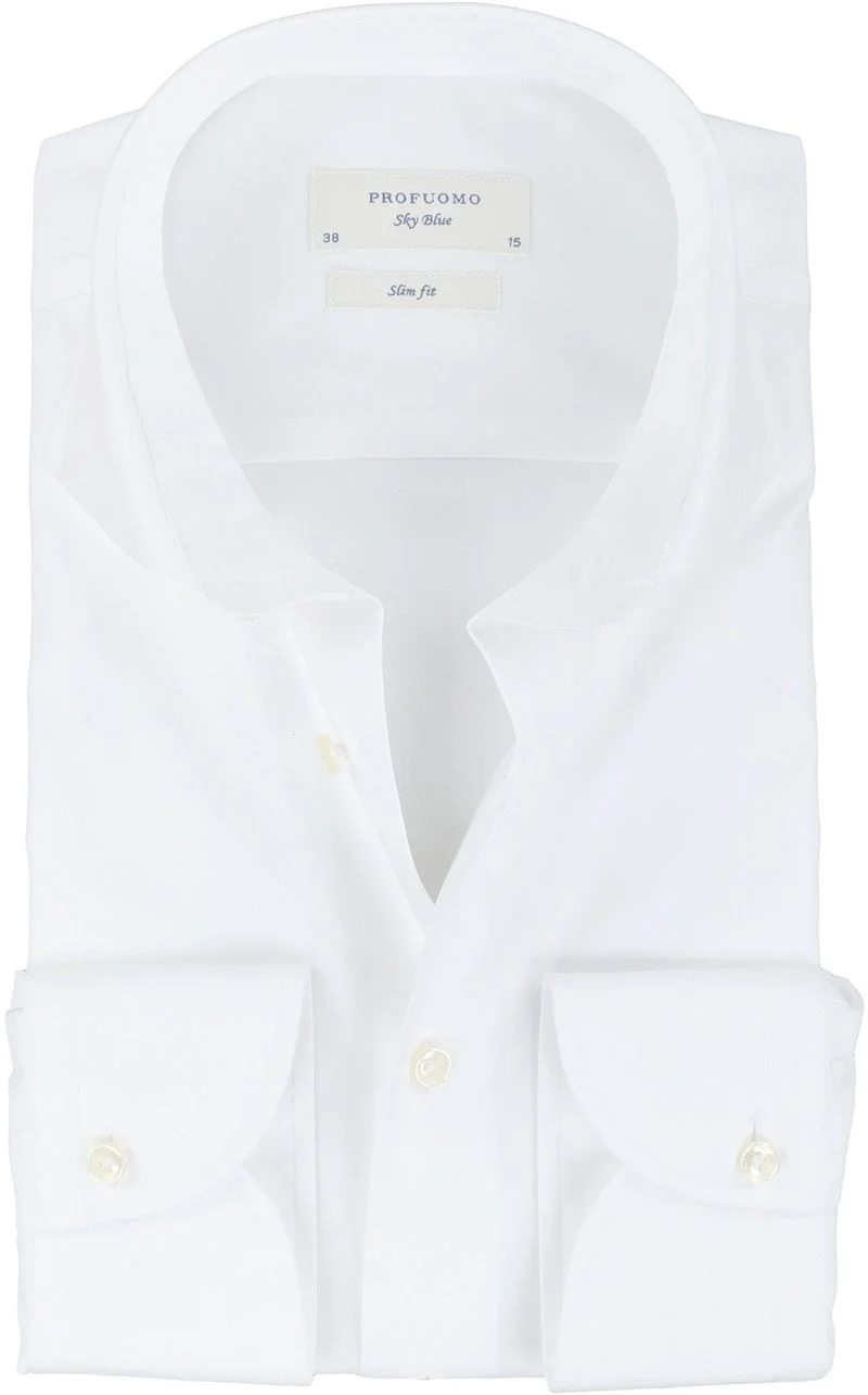 Profuomo Hadleighs Royal Twill Hemd No6 White - Größe 44 günstig online kaufen