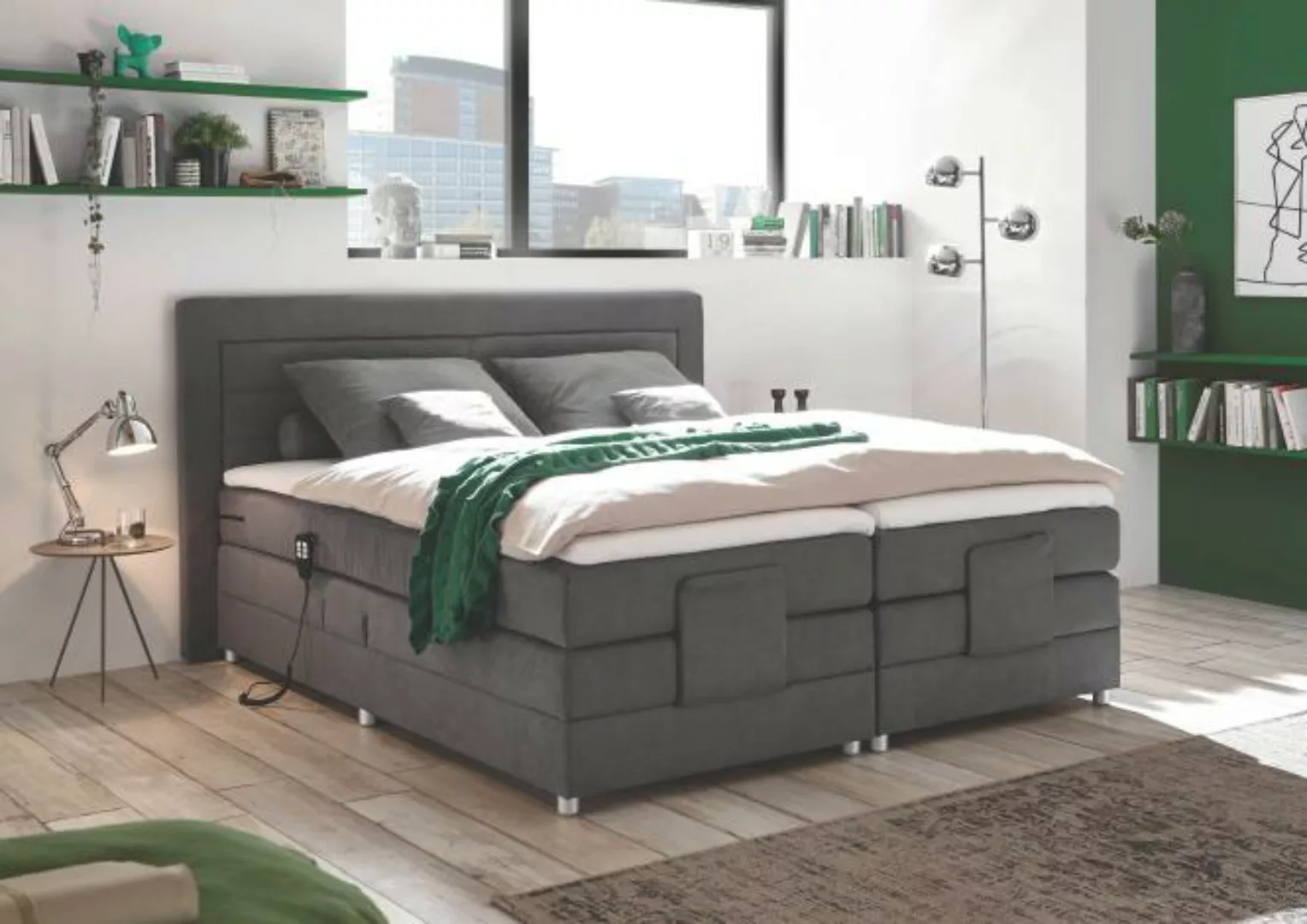 ED EXCITING DESIGN Boxspringbett "Saba", (6 St.), inkl. zwei Bettkästen und günstig online kaufen