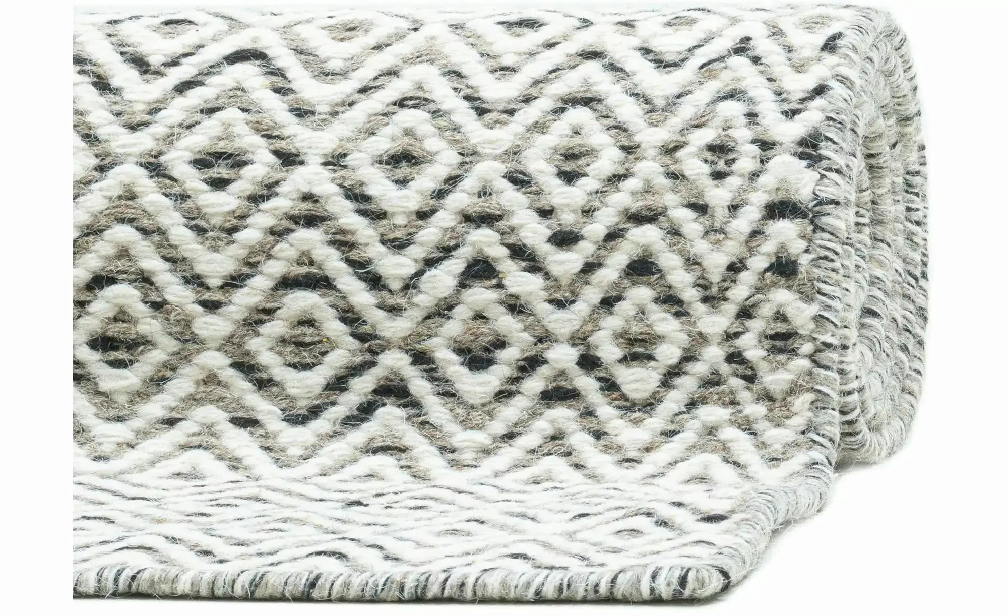 THEKO Wollteppich  Trondheim ¦ beige ¦ Wolle ¦ Maße (cm): B: 160 H: 1 Teppi günstig online kaufen