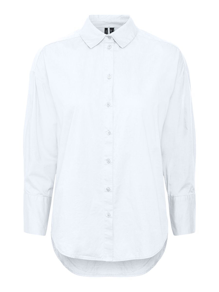 VERO MODA Lange Ärmelbündchen Hemd Damen White günstig online kaufen