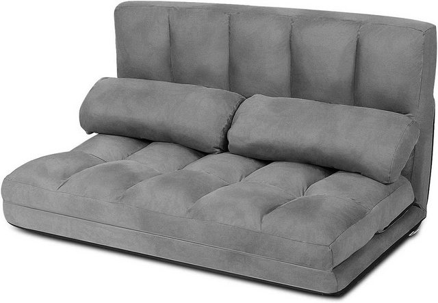 COSTWAY Schlafsofa, mit Bettfunktion, 2 Sitzer, klappbar, 180x113cm günstig online kaufen