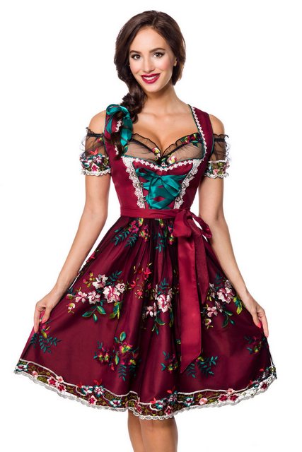 Dirndline Dirndl Wasn Wiesn Dirndl Kleid Oktoberfest Tracht Trachtenkleid V günstig online kaufen