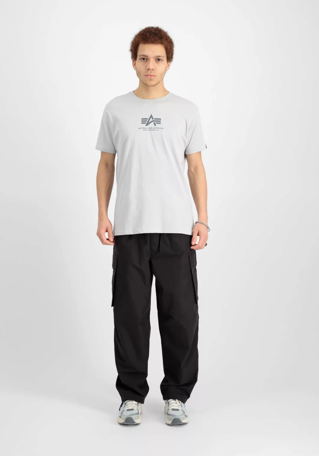 Alpha Industries T-Shirt "Alpha Industries Men - T-Shirts Basic T Mid Logo" günstig online kaufen