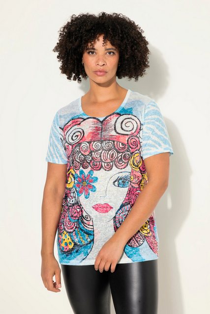 Angel of Style Rundhalsshirt T-Shirt XL Frauen-Motiv Halbarm günstig online kaufen