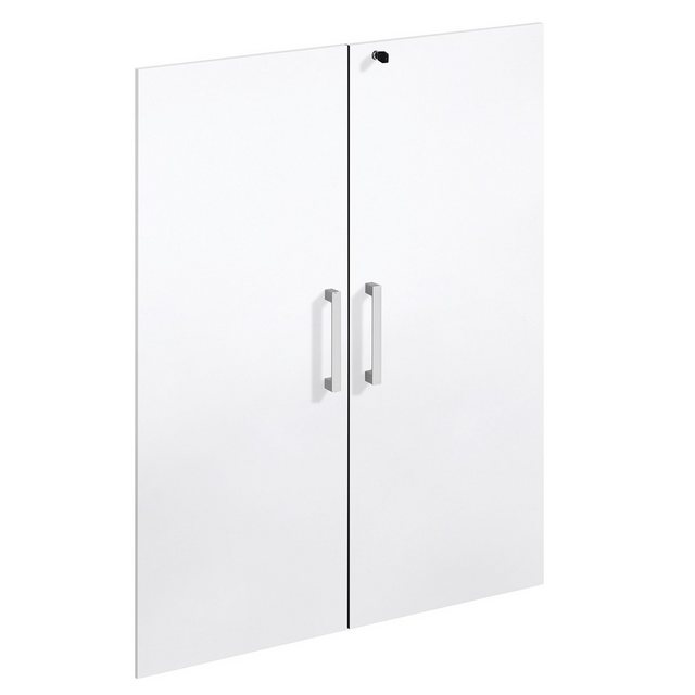 Lomadox Aktenschrank COLUMBUS-10 weiß matt mit Türensatz - 89/112,5/40cm günstig online kaufen