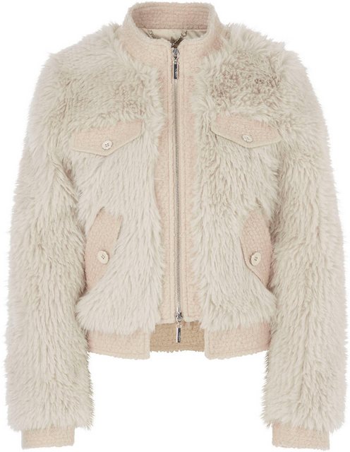 Marc Cain Fellimitatjacke Outdoorjacke in Fun Fur günstig online kaufen