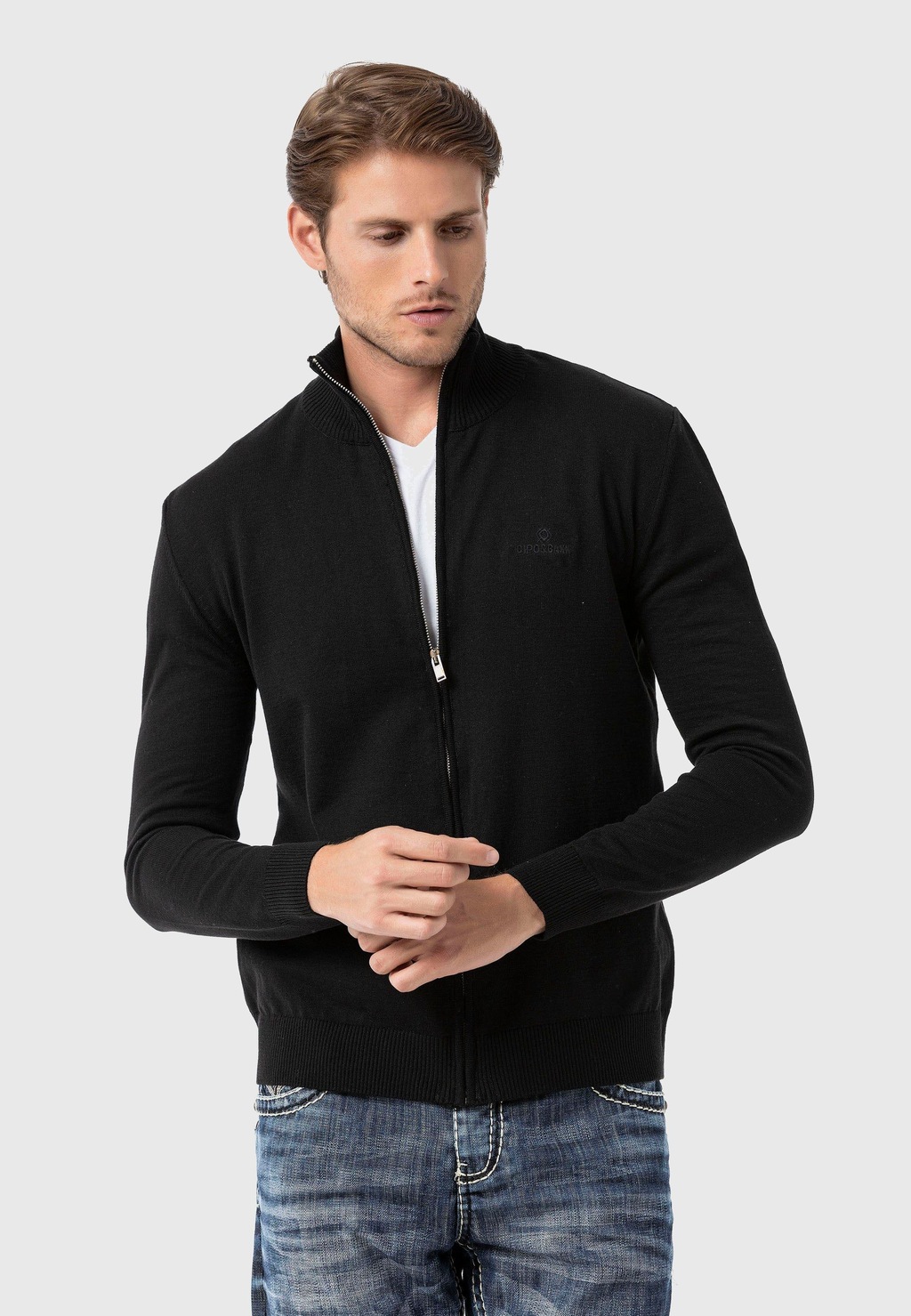 Cipo & Baxx Cardigan "Pullover", im sportlichen Look günstig online kaufen