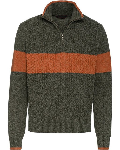 Reitmayer Strickpullover Troyer aus Mouliné-Garn günstig online kaufen