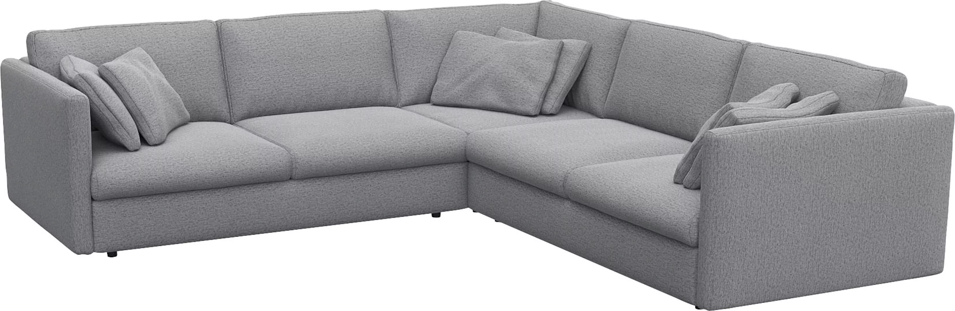 FLEXLUX Ecksofa "Lovane gleichschenklig, bequem und komfortabel", Weich & a günstig online kaufen