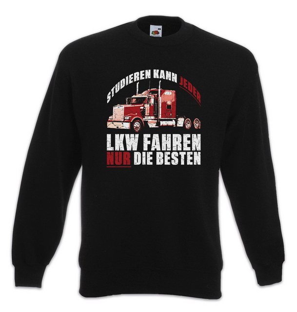 Urban Backwoods Sweatshirt Studieren Kann Jeder LKW Fahren Sweatshirt Truck günstig online kaufen