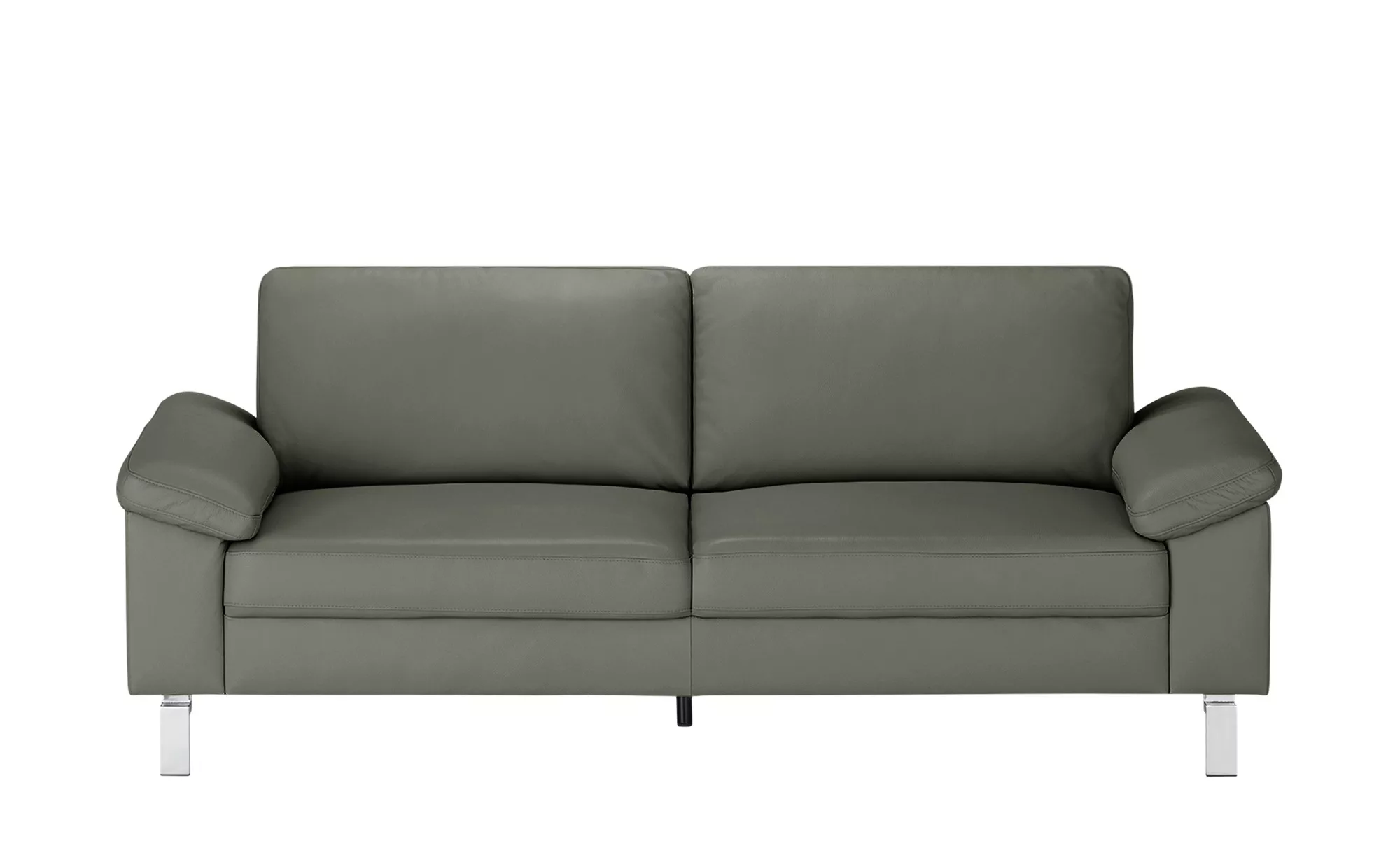 Max Schelling Ledersofa  Maximum - grau - 204 cm - 86 cm - 97 cm - Polsterm günstig online kaufen