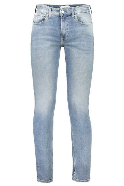 Calvin Klein Jeans 5-Pocket-Jeans Herren Slim Taper Jeans Blau mit Logo aus günstig online kaufen