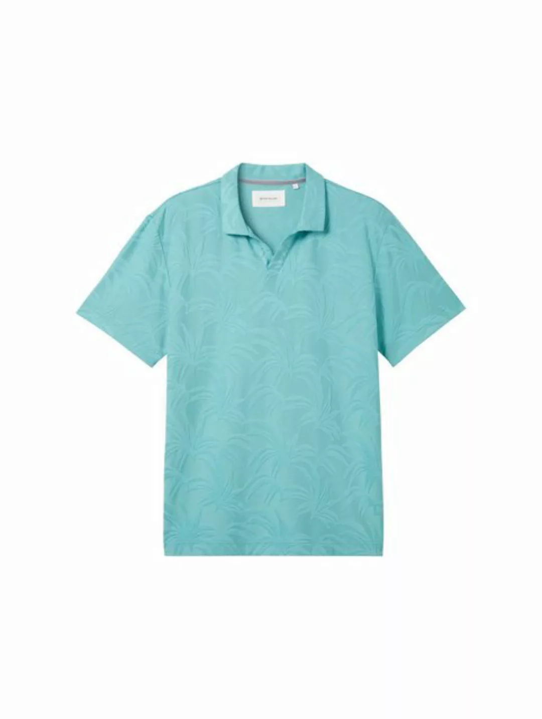 TOM TAILOR Poloshirt Jaquard Polohemd mit Print günstig online kaufen