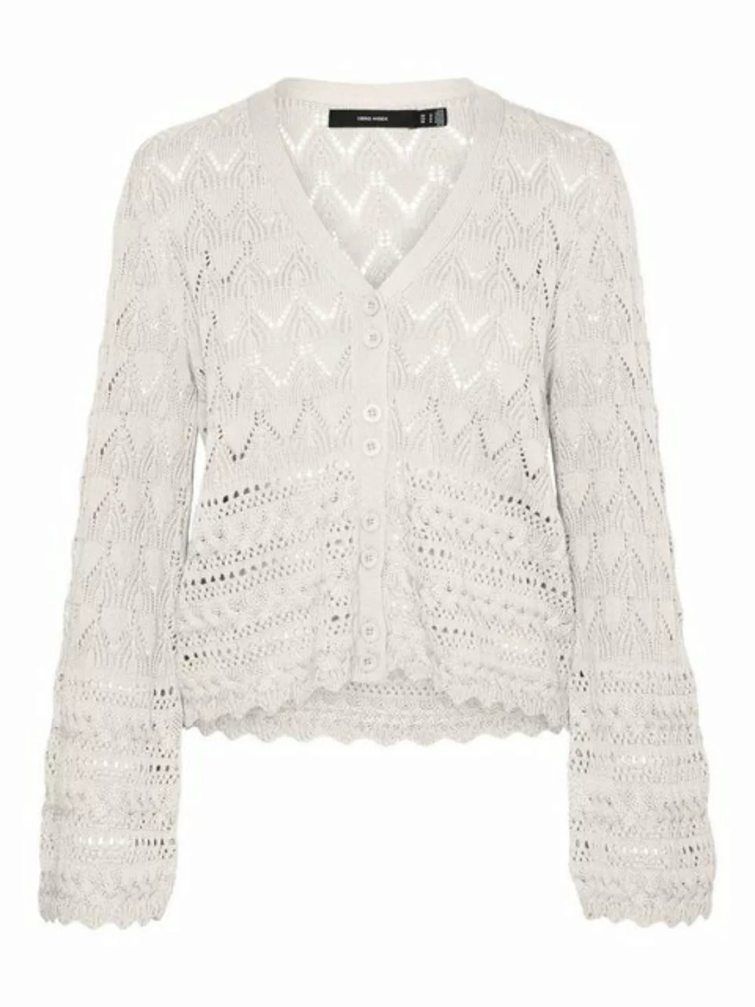 Vero Moda Strickjacke VMLUA (1-tlg) Lochmuster günstig online kaufen