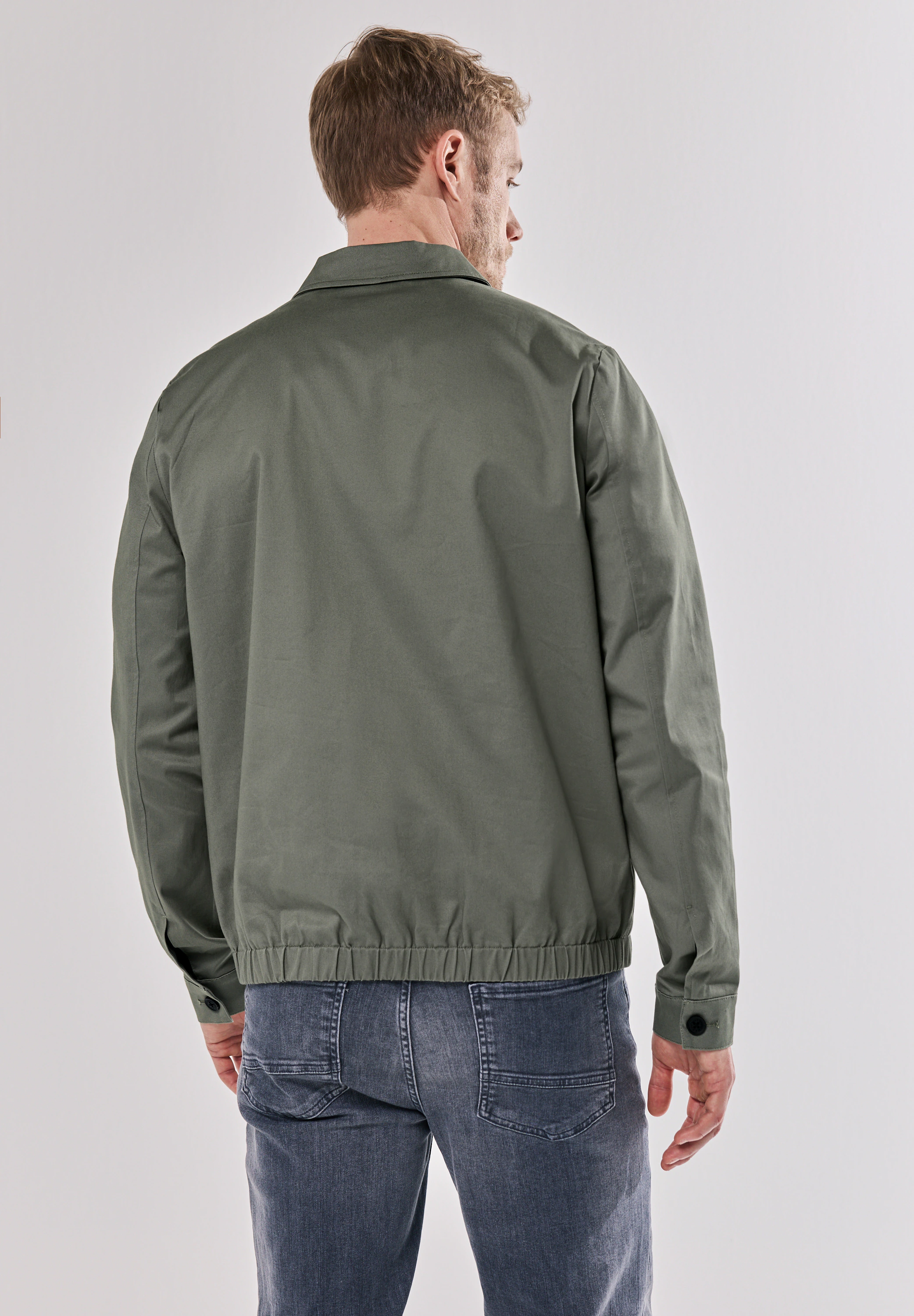 STREET ONE MEN Blouson, ohne Kapuze, aus Baumwolle mit Stretchanteil günstig online kaufen