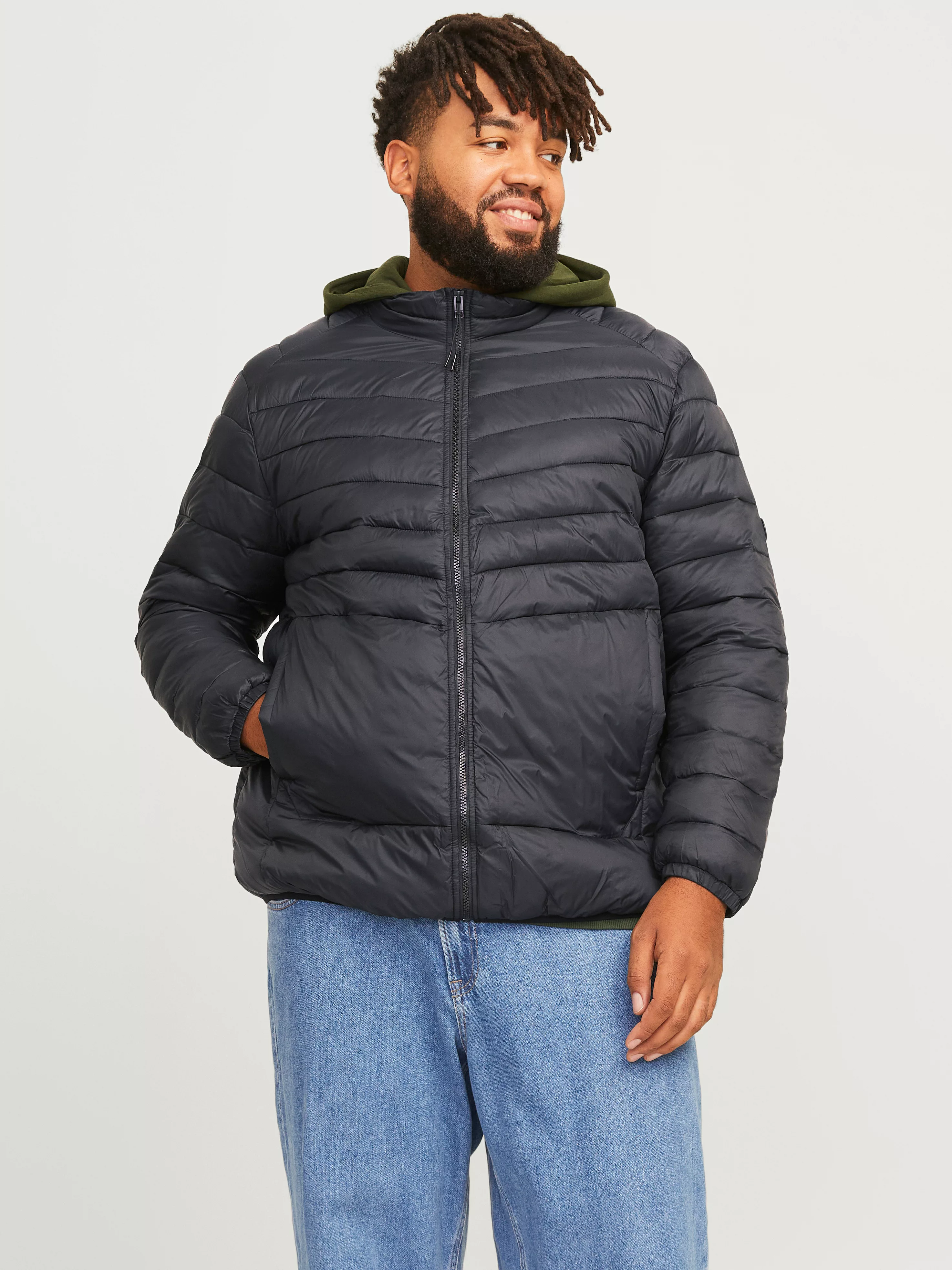 Jack & Jones PlusSize Steppjacke "JJESPRINT PUFFER COLLAR NOOS PLS" günstig online kaufen