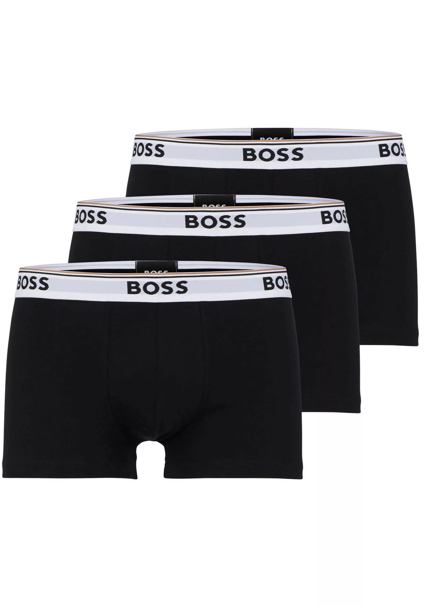 BOSS Boxer, (Packung, 3 St., 3er-Pack), mit BOSS Schriftzug auf dem Bund günstig online kaufen