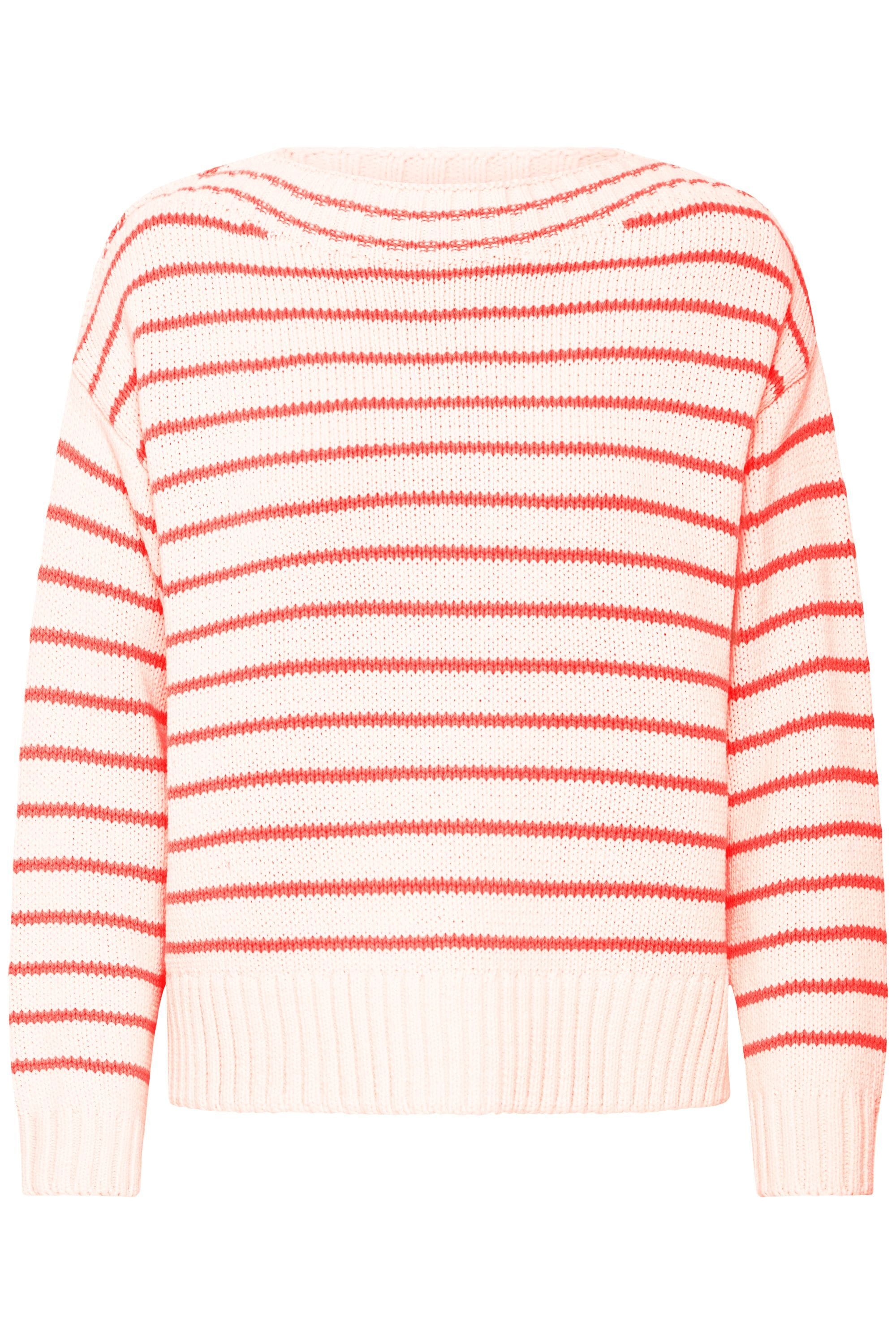 b.young Strickpullover "Strickpullover BYNAGLA STRIPED JUMPER -" günstig online kaufen