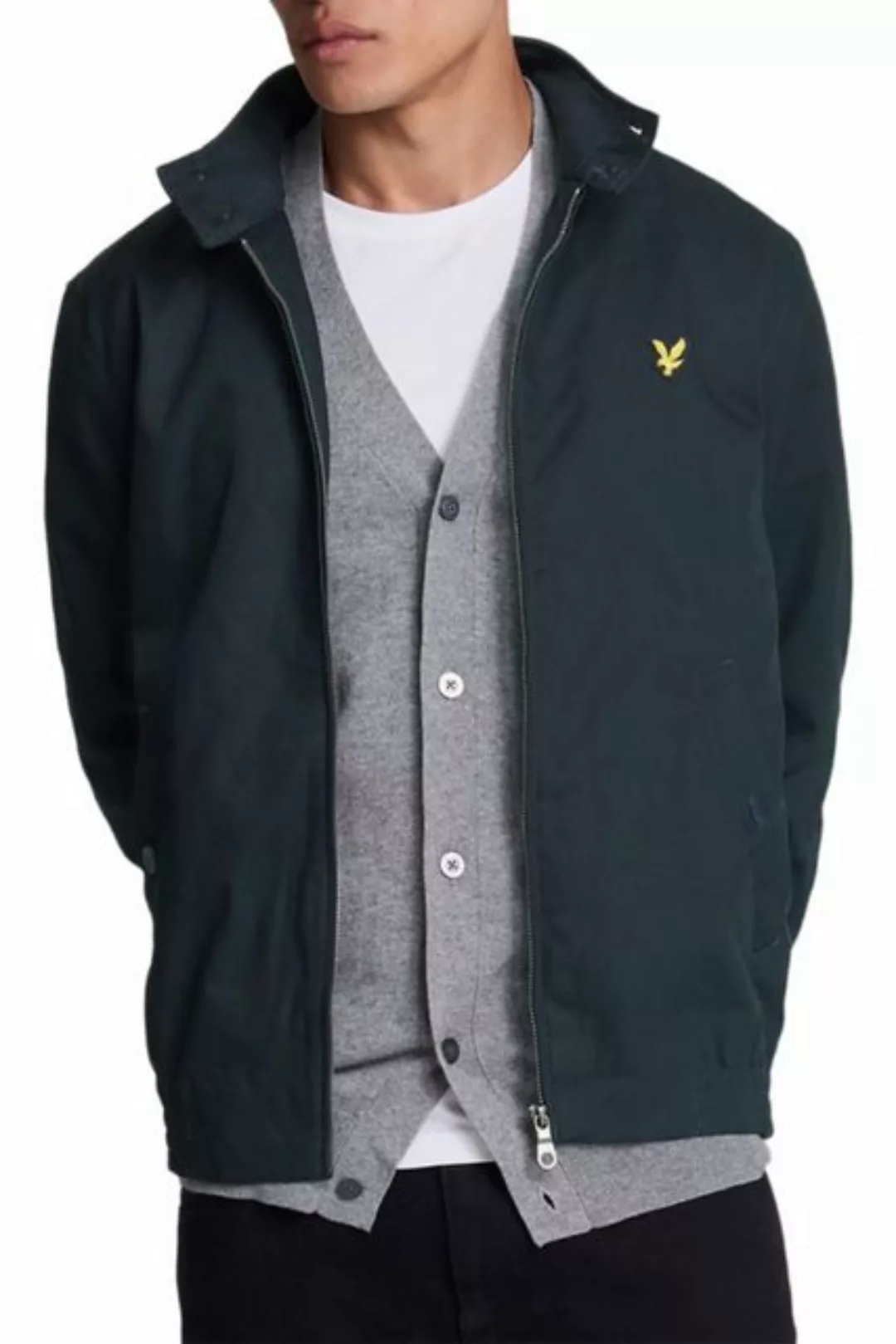 Lyle & Scott Harrington Jacke Dunkelblau - Größe XXL günstig online kaufen