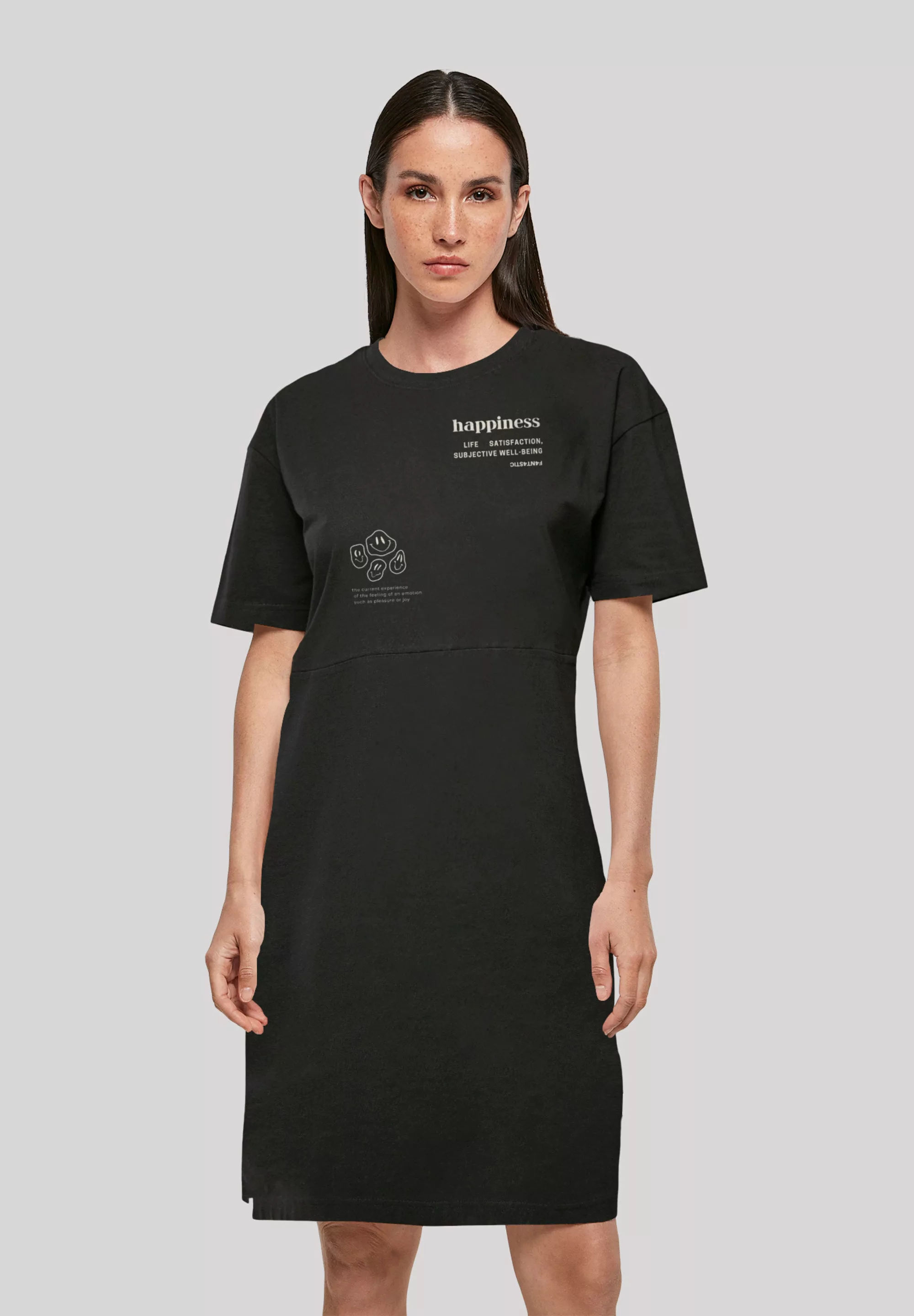 F4NT4STIC Shirtkleid "happiness", Print günstig online kaufen