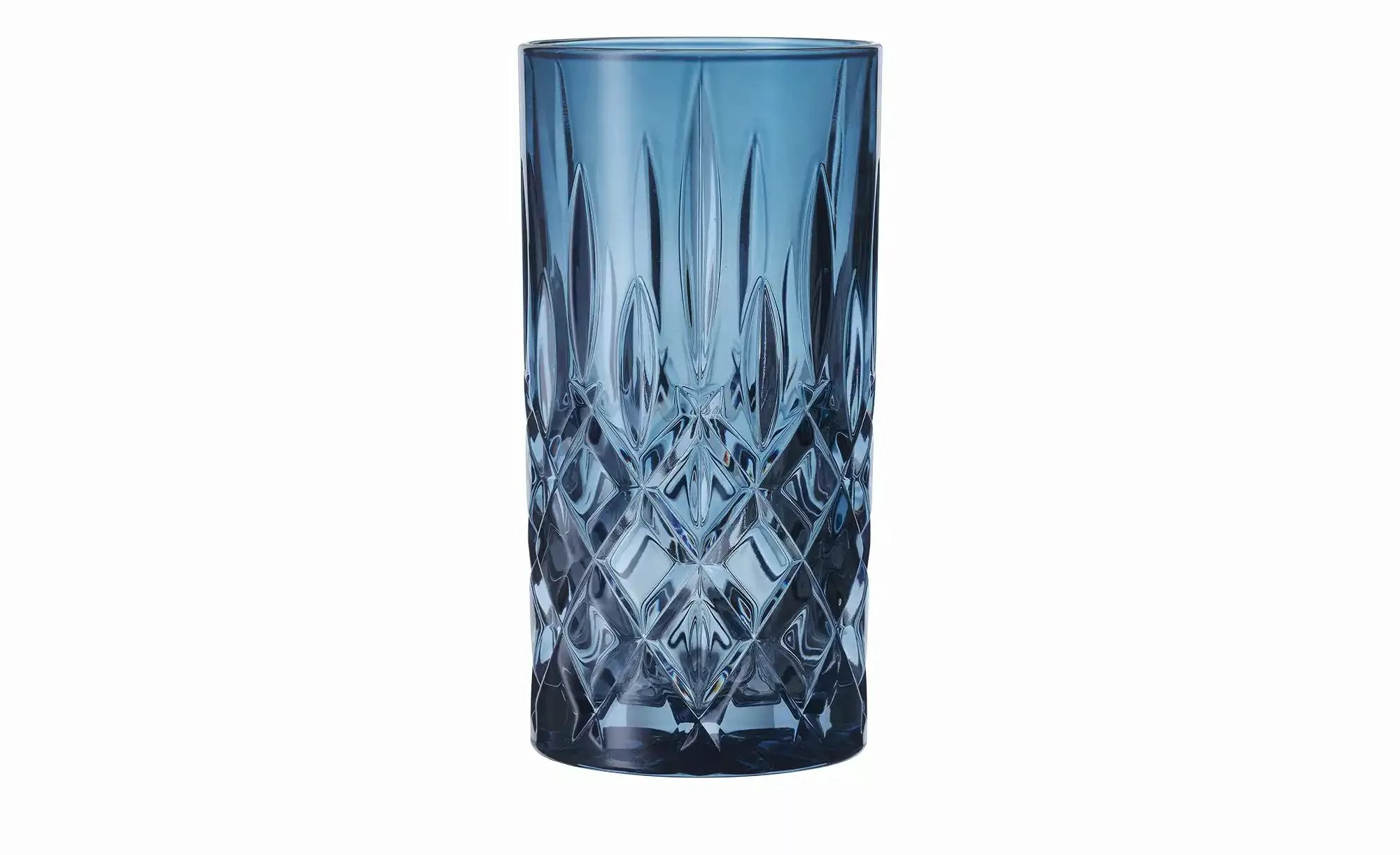 Nachtmann Longdrinkgläser  2er Set Noblesse ¦ blau ¦ Glas  ¦ Maße (cm): B: günstig online kaufen