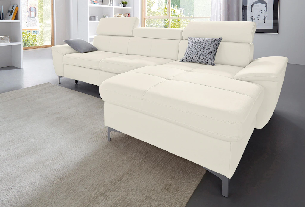 exxpo - sofa fashion Ecksofa »Azzano, komfortabel und bequem, tolle Detailv günstig online kaufen