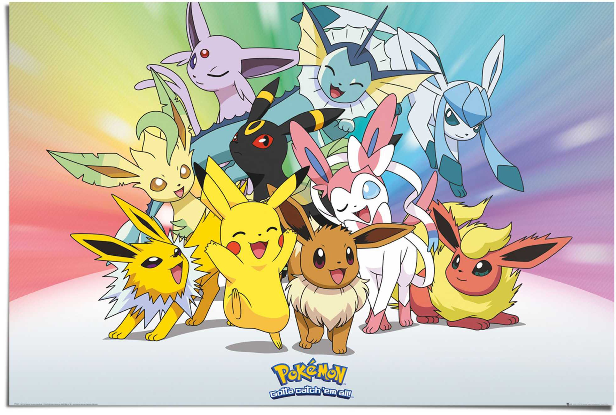 Reinders Poster "Poster Pokemon", Comic, (1 St.) günstig online kaufen