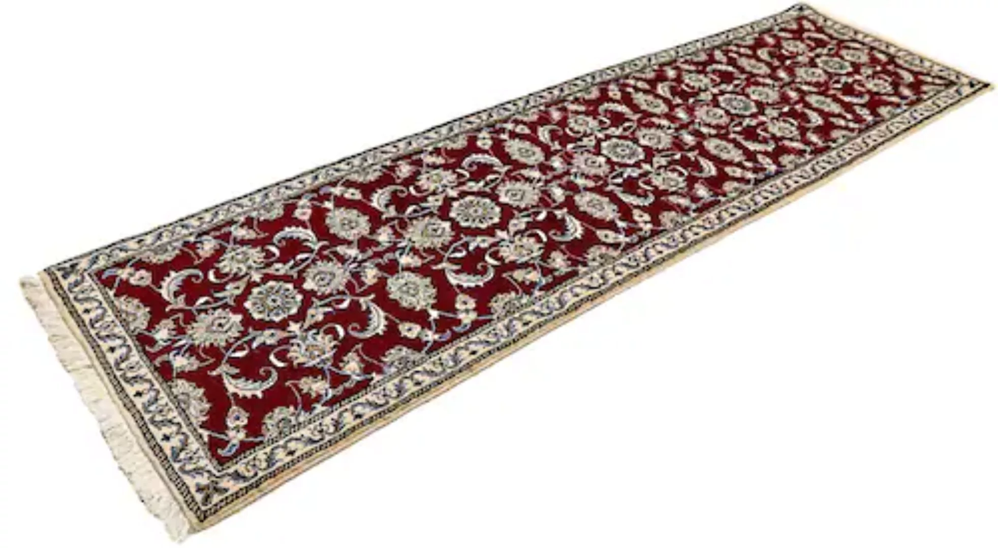 morgenland Orientteppich »Perser - Nain - 265 x 80 cm - dunkelrot«, rechtec günstig online kaufen