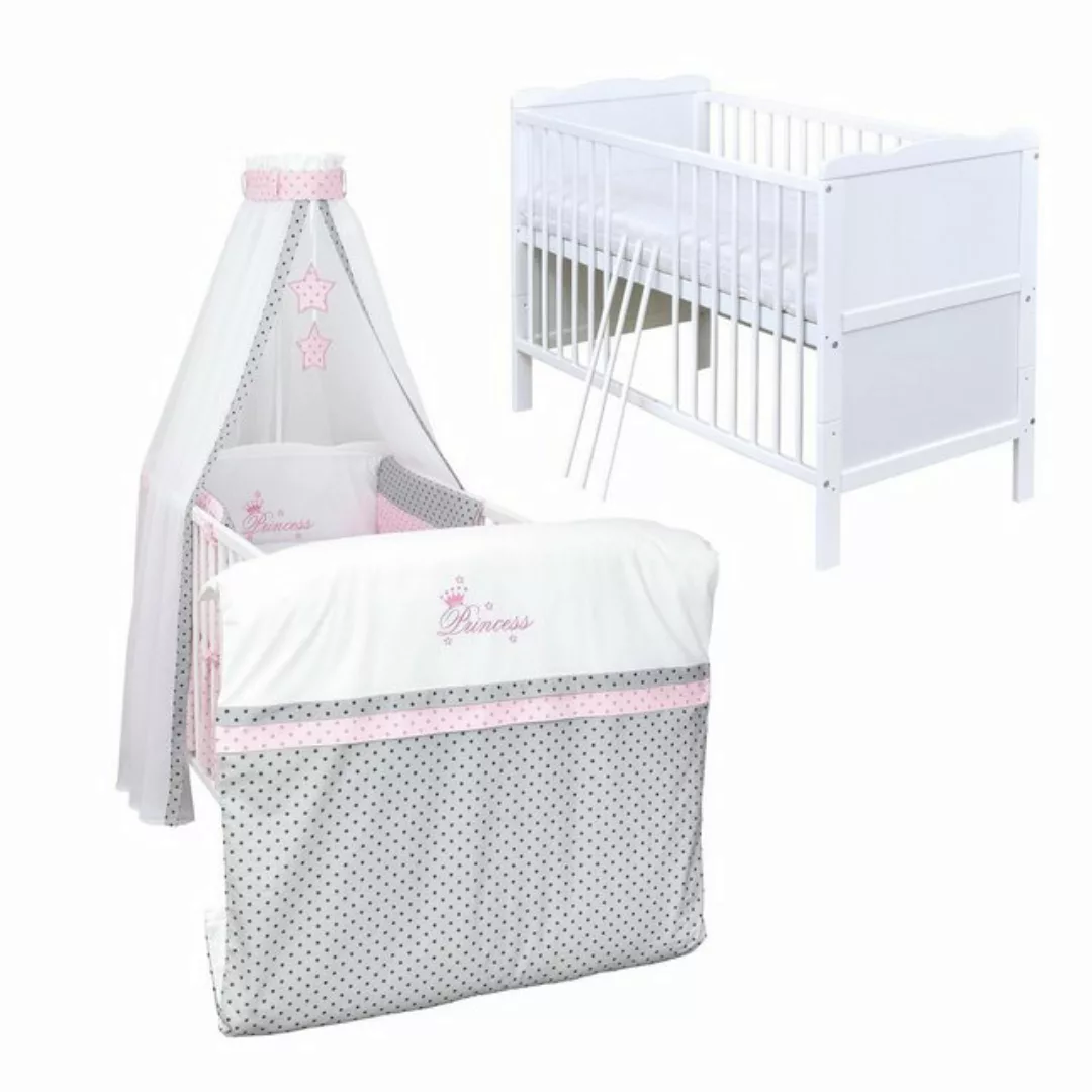 Baby-Delux Komplettbett Babybett Jack Komplettset, 10-tlg., Kinderbett 70x1 günstig online kaufen