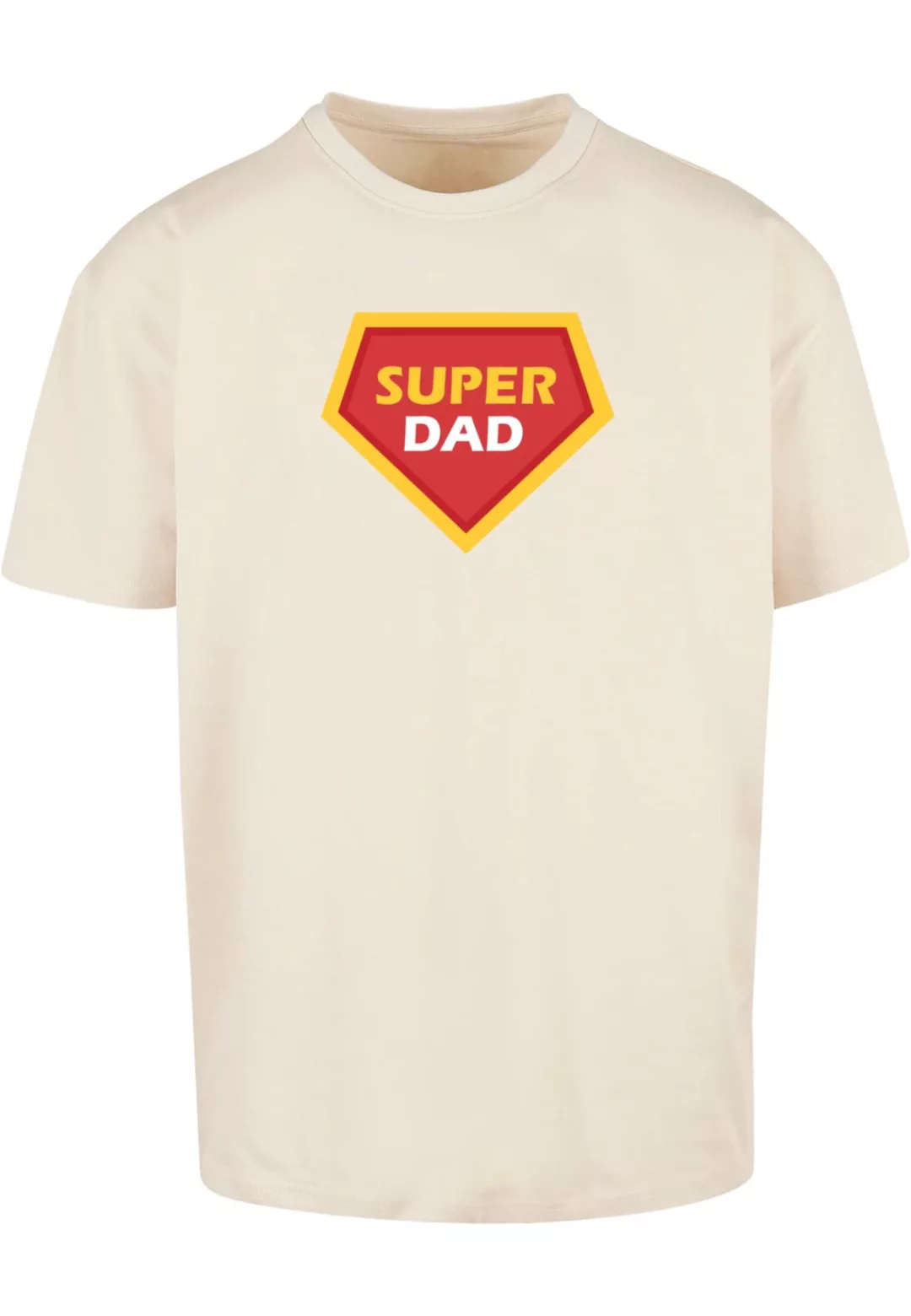 Merchcode T-Shirt "Merchcode Herren Fathers Day - Super dad Heavy Oversize günstig online kaufen