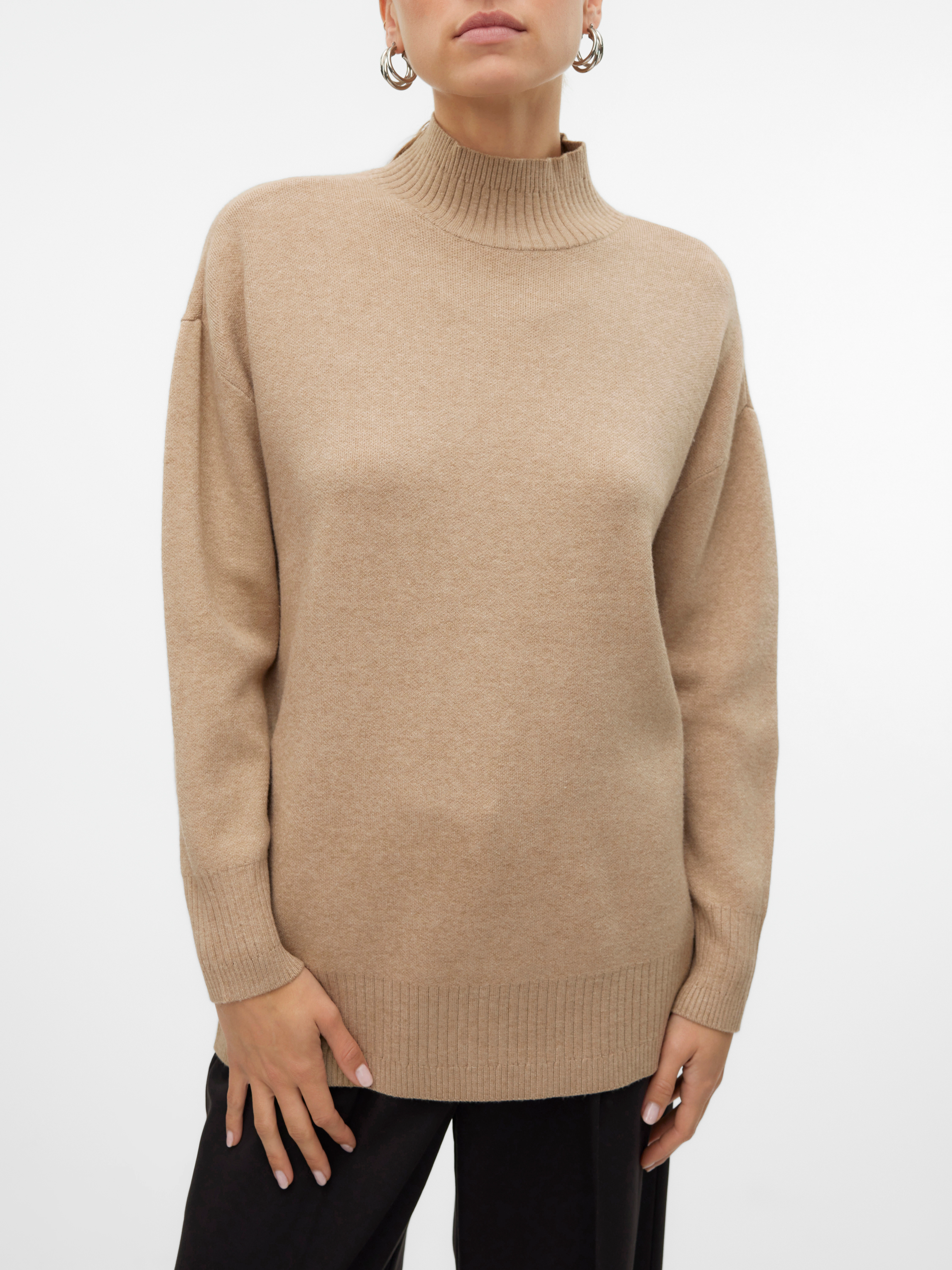 Vero Moda Strickpullover VMGOLD LS HIGHNECK PULLOVER GA günstig online kaufen