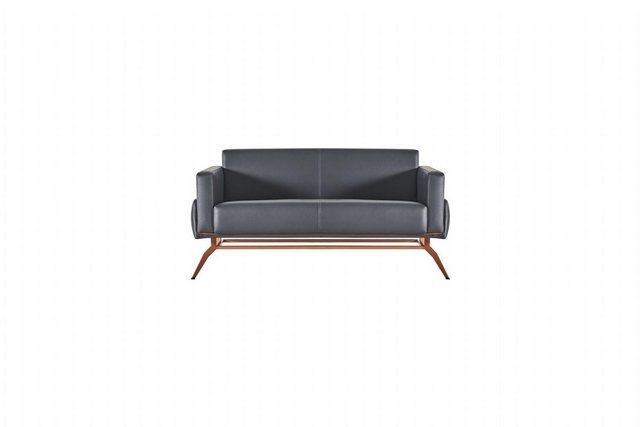 JVmoebel 2-Sitzer Sofa 2-Sitzer Schwarz Modern Design Einfarbig Arbeitszimm günstig online kaufen