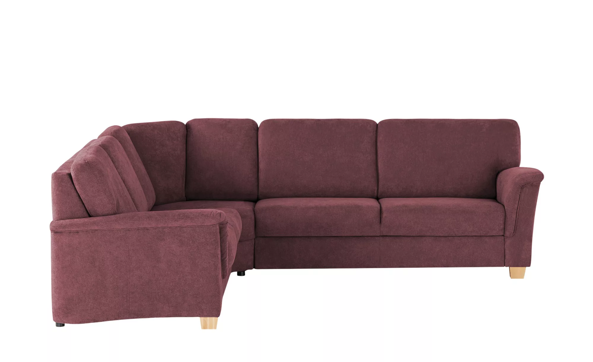 smart Ecksofa  Valencia ¦ rot ¦ Maße (cm): B: 272 H: 90 T: 242.0 Polstermöb günstig online kaufen