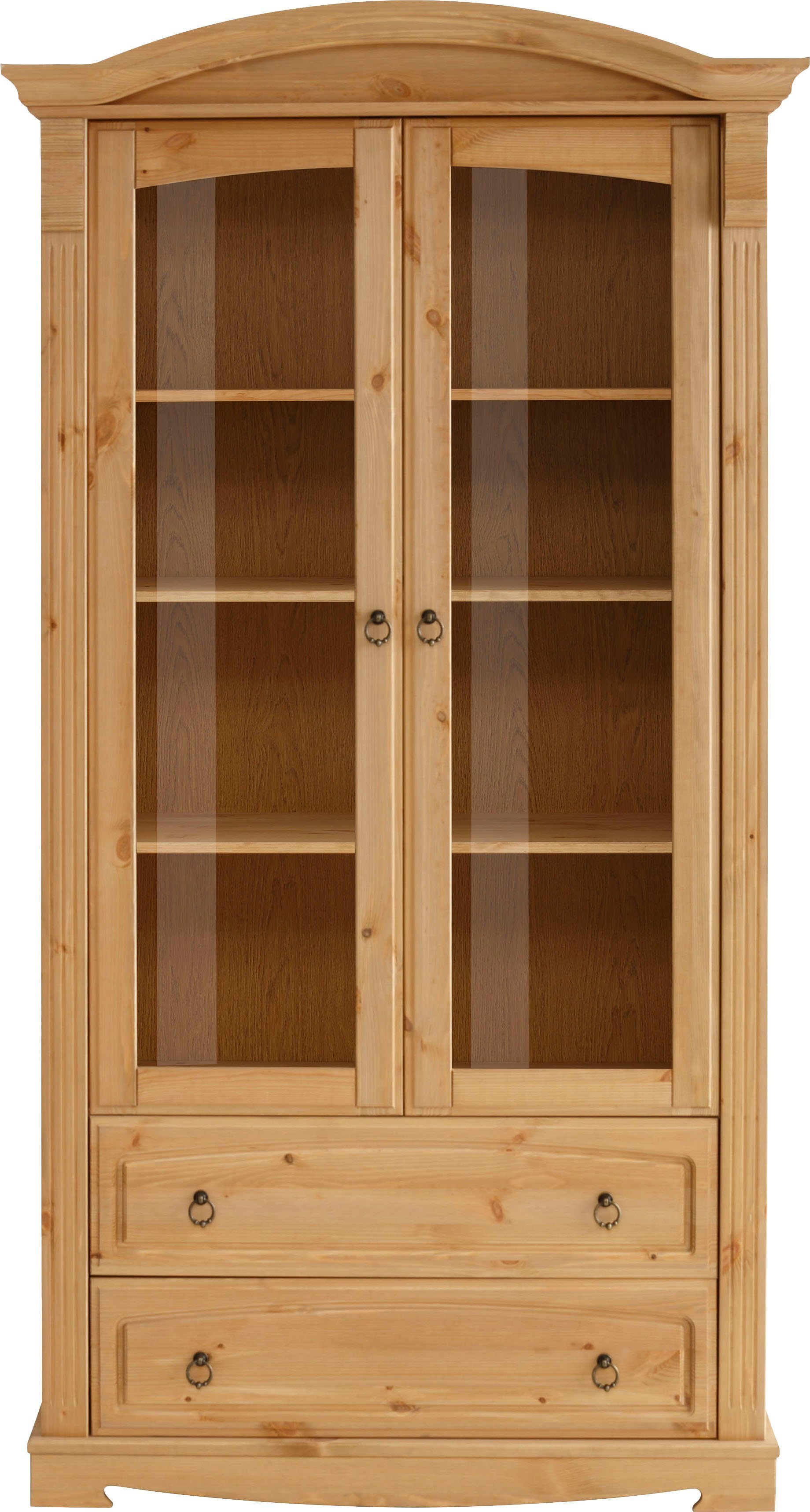 Home affaire Glasvitrine "Anna", (Gesamtmaße (B/T/H): ca. 97/46/188 cm), mi günstig online kaufen