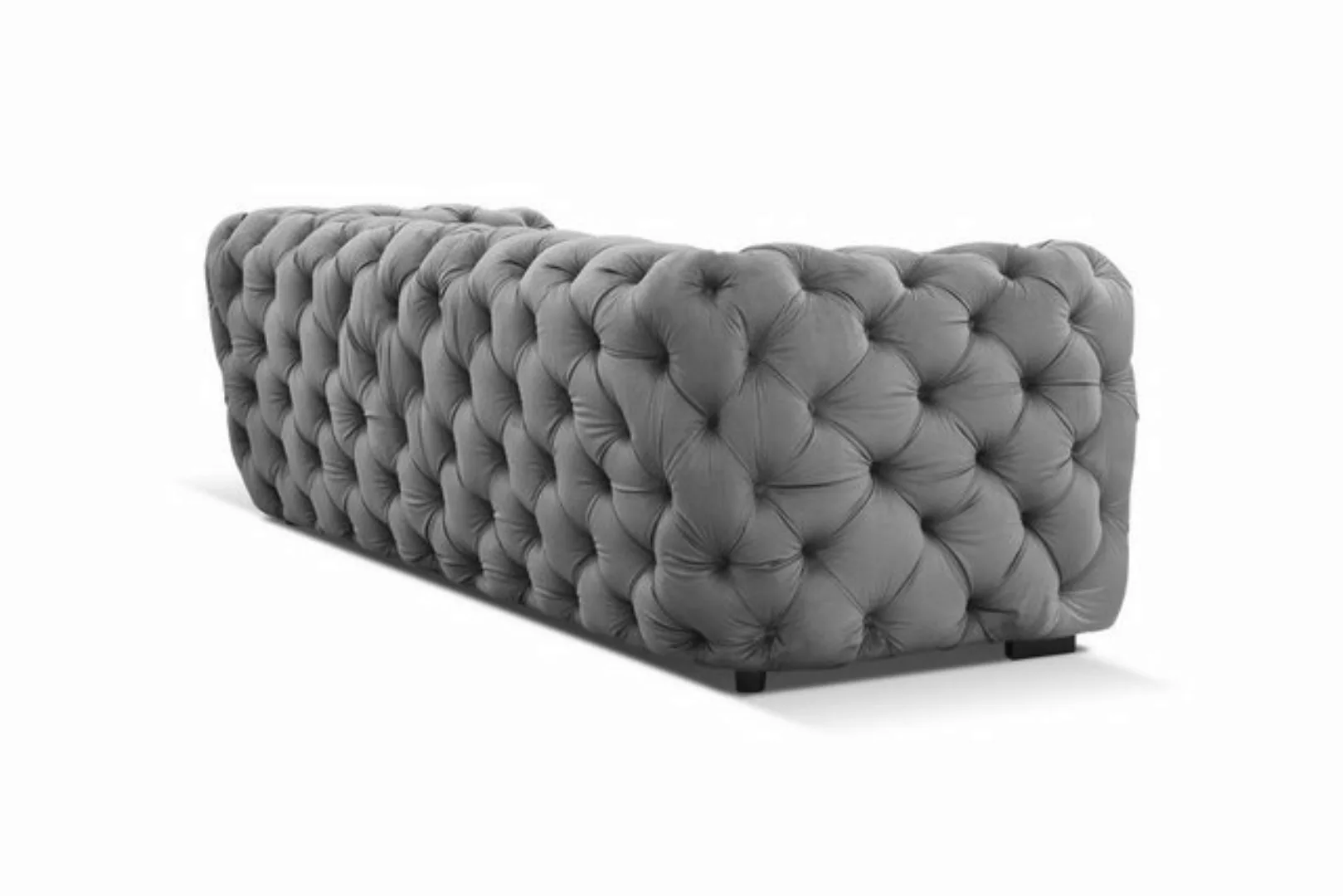 Fun Möbel Sofa Sofa Designer-Sofa NATALIE 4-Sitzer in Stoff, 1 Teile, Rundu günstig online kaufen