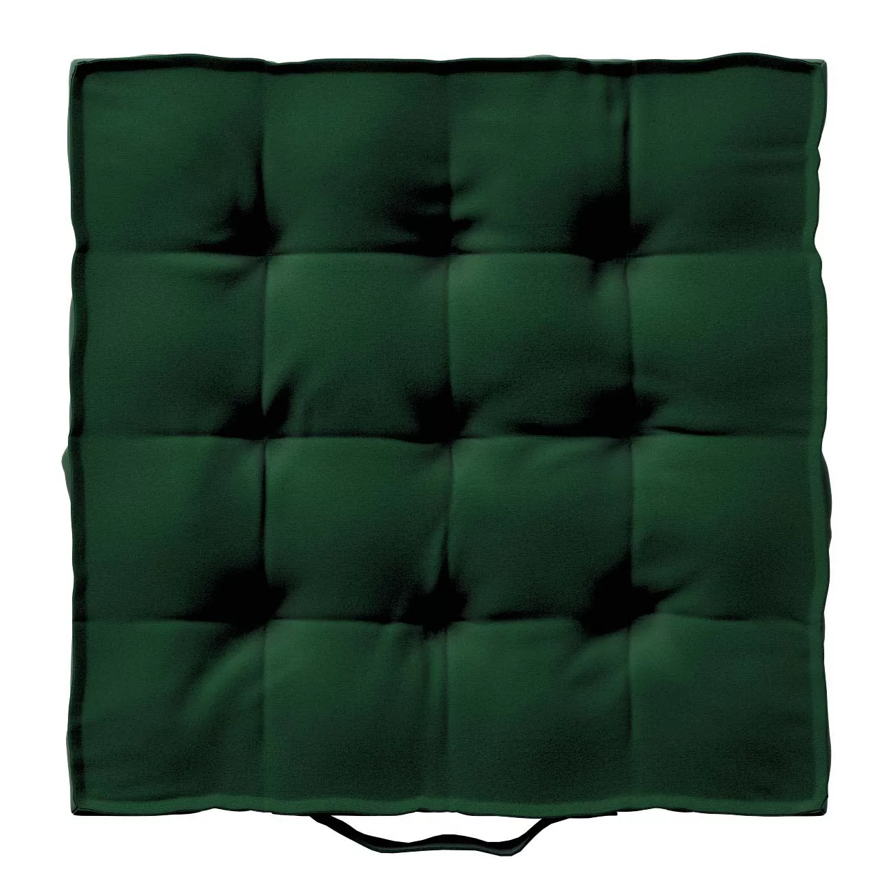 Sitzkissen Jacob mit Handgriff, grün, 50 x 50 x 10 cm, Velvet (704-13) günstig online kaufen