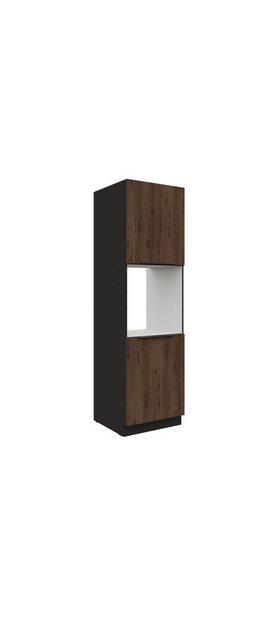 Küchen-Preisbombe Hochschrank 60 cm Küche MONZA Okapi Nußbaum Küchenzeile K günstig online kaufen