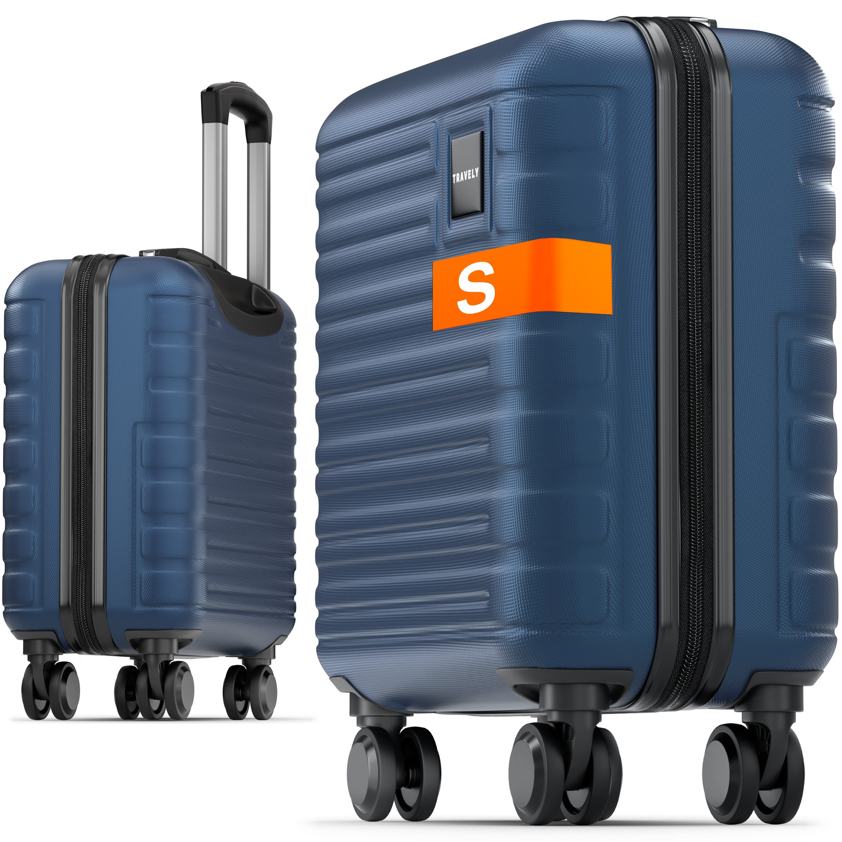 Travely Handgepäck-Trolley Polycarbonat Handgepäck Koffer 45x36x20cm günstig online kaufen