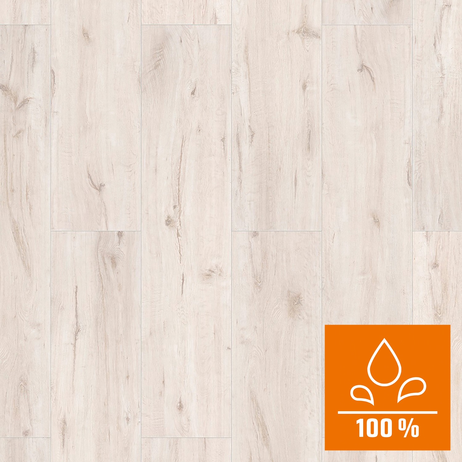 Classen Laminatboden Wasserresistent Eiche Weiß Holz günstig online kaufen