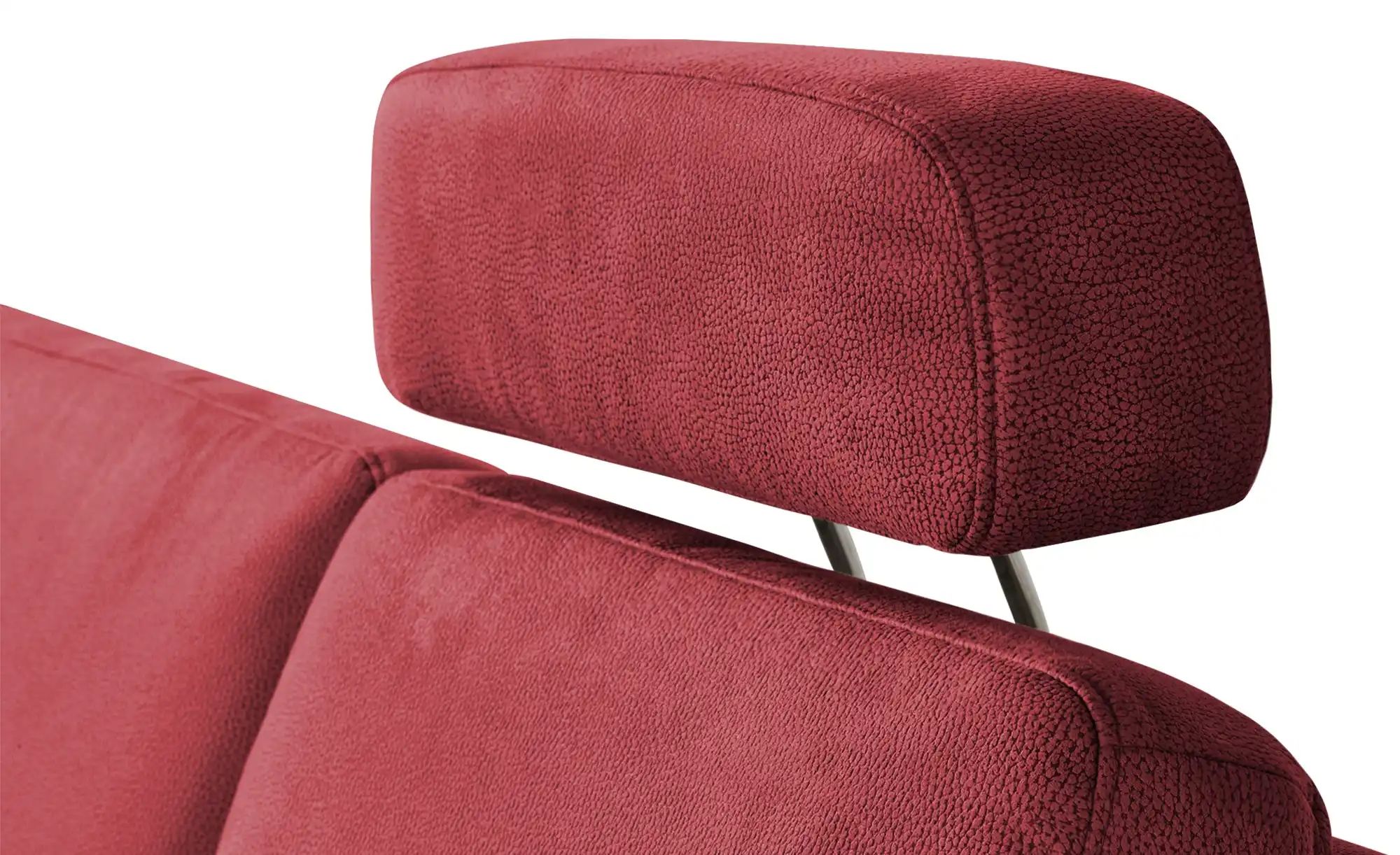 meinSofa Wohnlandschaft Mikrofaser Rita ¦ rot ¦ Maße (cm): B: 330 H: 91 T: günstig online kaufen