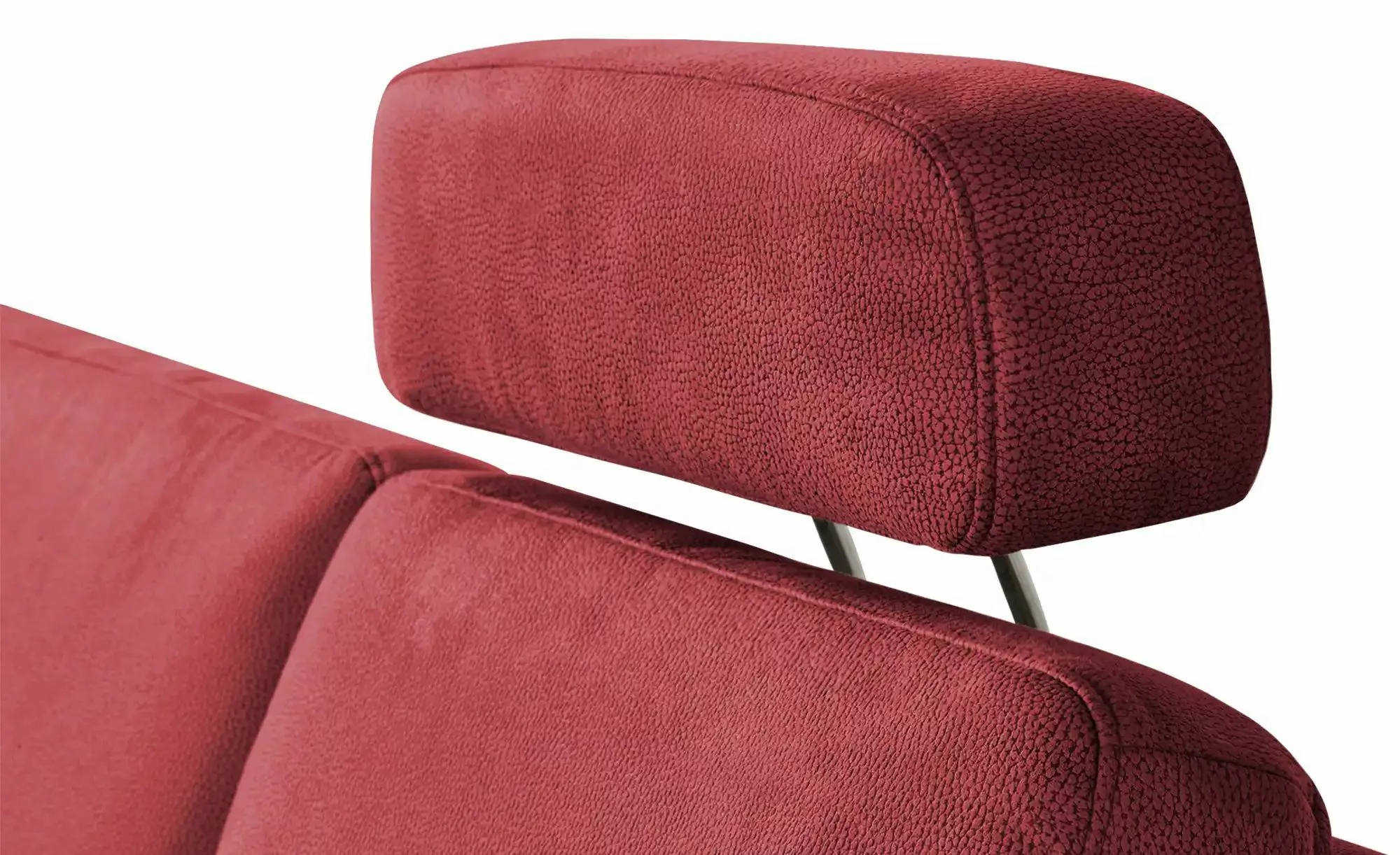 meinSofa Wohnlandschaft Mikrofaser Rita ¦ rot ¦ Maße (cm): B: 330 H: 91 T: günstig online kaufen